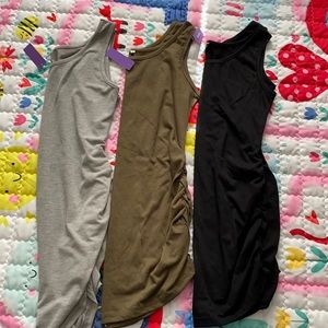 NWT. Three maternity tank tops.